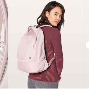 Blush pink lululemon City Adventurer Backpack